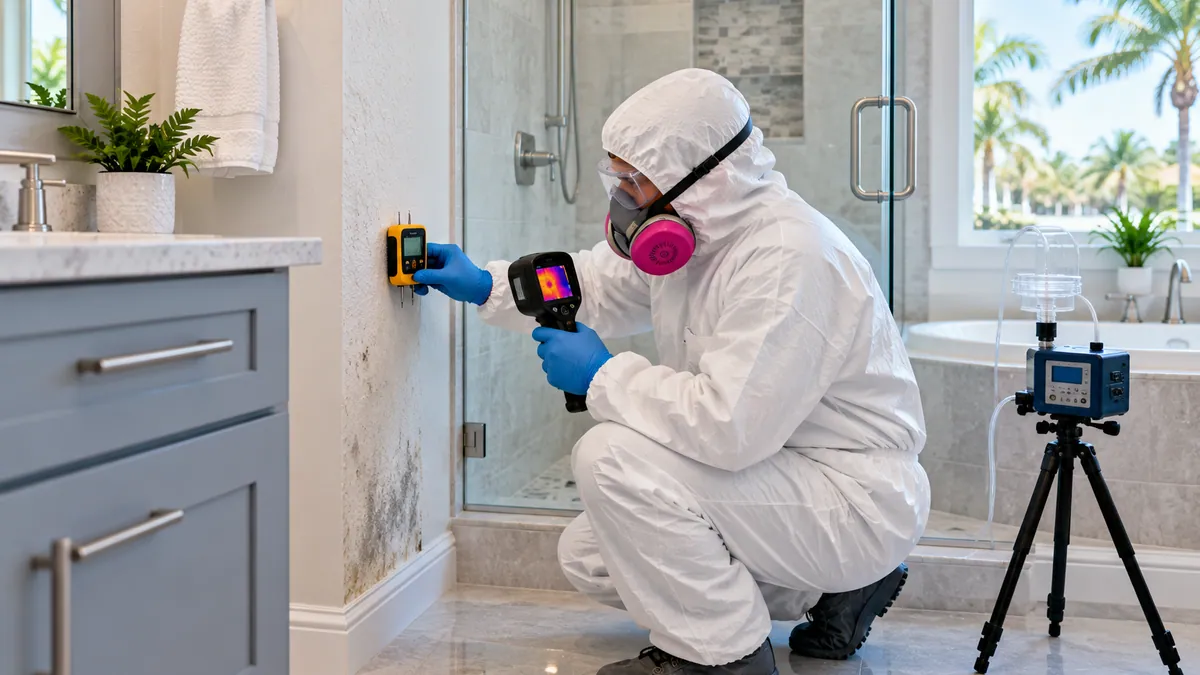 Mold Inspection and Testing in Palm Beach